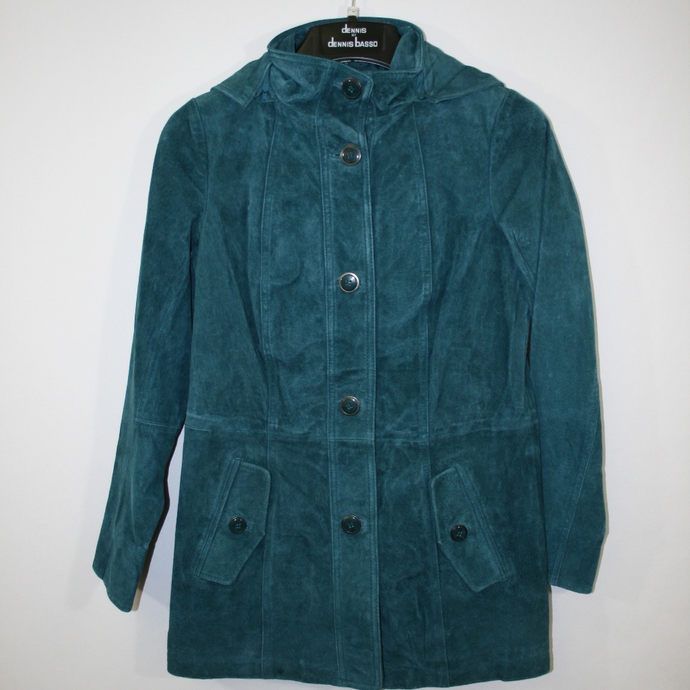 💕Washable Suede Anorak, Zip Off Hood - Picture 2 of 7